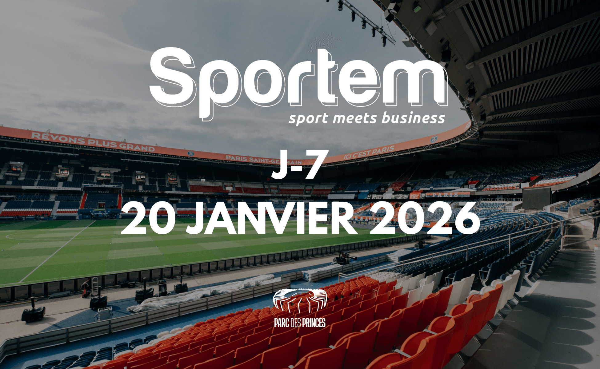 SPORTEM 2026 : le salon du sport business revient le 20 janvier 2026 au Parc des Princes